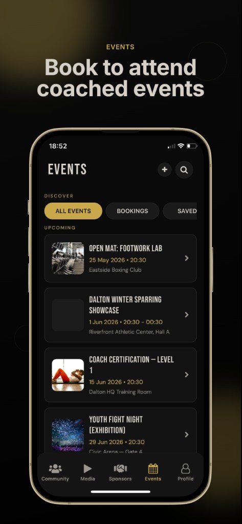 The Dalton Grant Academy app — Media library